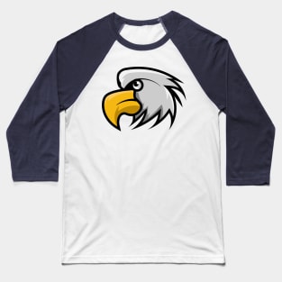 Eagle head mascot Baseball T-Shirt